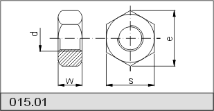 schemat nakrętki 6-kątnej schemat nakrętki 6-kątnej