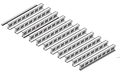 Blacha trapezowa żaluzjowa perforowana mikro 11 fal (oczko fi 6 układ 4×4)